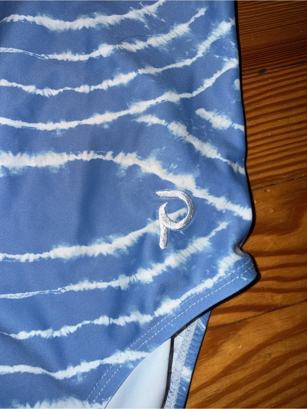 Blue Tie-Dye plum leotard in CL
